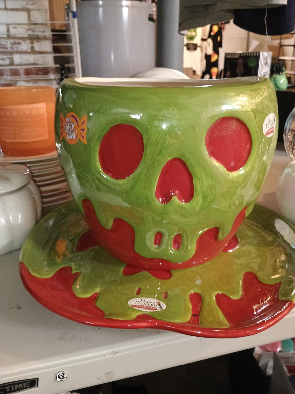 Candy Bowl And Matching Plate